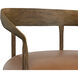 Zanatta Tan Leather Dining Armchair